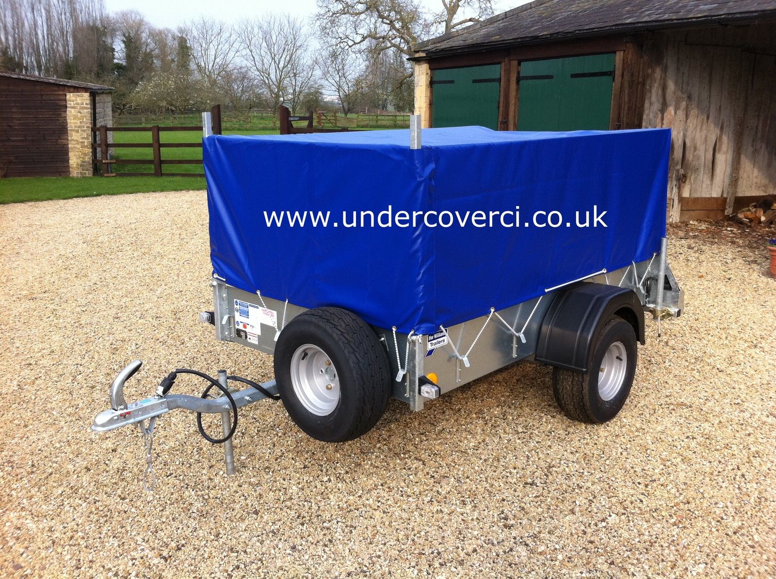 Ifor Williams P5E Hand Made PVC Transit Cover By Under Cover C.I