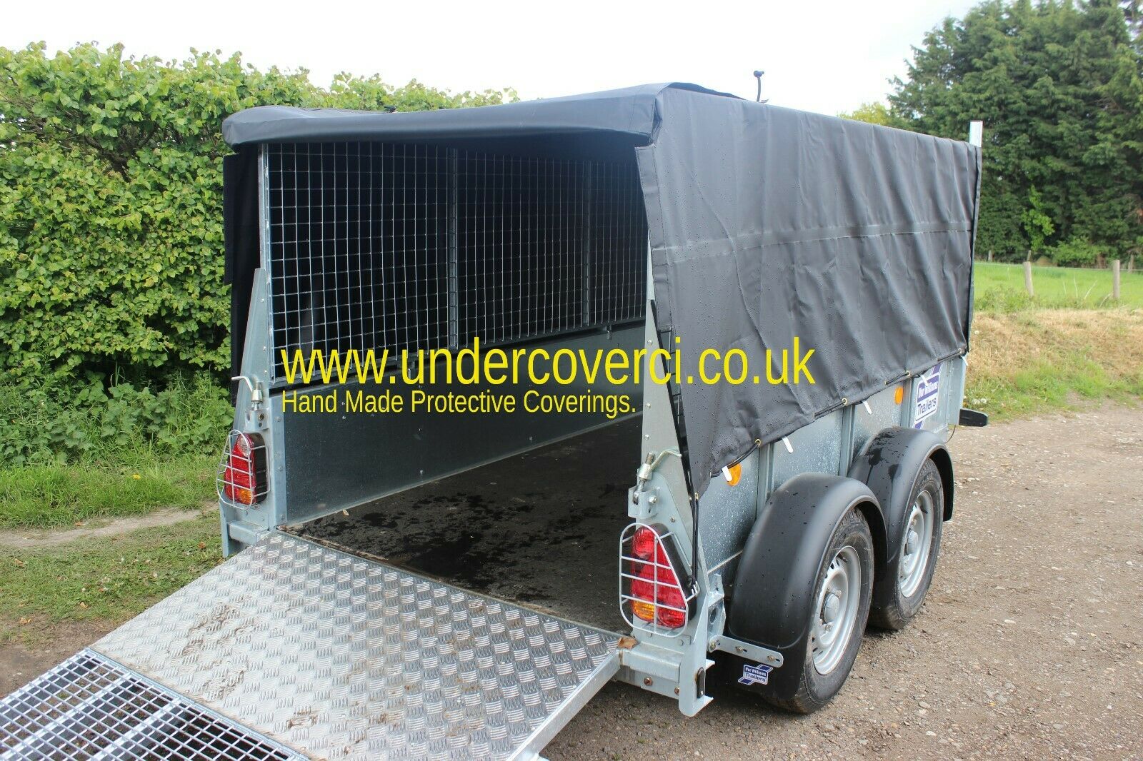 Ifor Williams GD84M Hand Made PVC Transit Cover By Under Cover C.I